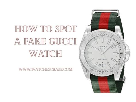 fake gucci watch|how to spot a gucci watch.